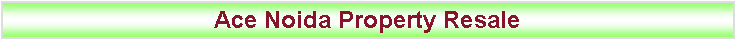 Text Box: Ace Noida Property Resale